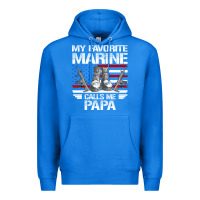 True Royal marine papa, gifts my favorite marine calls me pa pa military mother Premium Hoodie - artisFamous