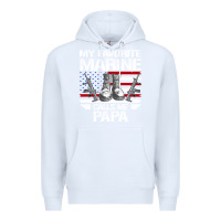 White marine papa, gifts my favorite marine calls me pa pa military mother Premium Hoodie - artisFamous