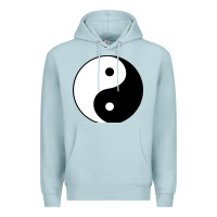 Blue Mist Yin and yang Premium Hoodie - artisFamous