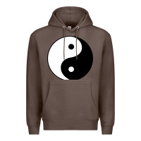 Coffee Yin and yang Premium Hoodie - artisFamous