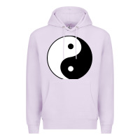 Lilac Yin and yang Premium Hoodie - artisFamous