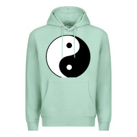 Seafoam Yin and yang Premium Hoodie - artisFamous