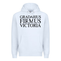 White gradarius firmus victoria Premium Hoodie - artisFamous