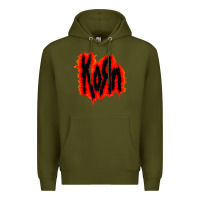 Army Green vintage kor'n Premium Hoodie - artisFamous