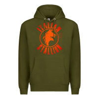 Army Green italian stallion Premium Hoodie - artisFamous