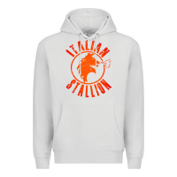 Dove Grey italian stallion Premium Hoodie - artisFamous