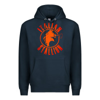 Navy italian stallion Premium Hoodie - artisFamous