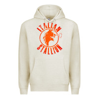 Oatmeal Heather italian stallion Premium Hoodie - artisFamous