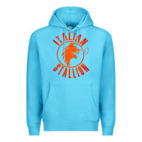 Ocean Blue italian stallion Premium Hoodie - artisFamous