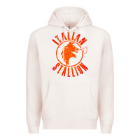 Pale Pink italian stallion Premium Hoodie - artisFamous