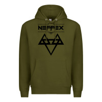 Army Green neffex Premium Hoodie - artisFamous