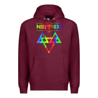 Burgundy neffex Premium Hoodie - artisFamous