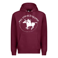 Burgundy neil young Premium Hoodie - artisFamous