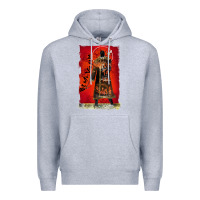 Heather Grey vintage candyman be my victim halloween Premium Hoodie - artisFamous