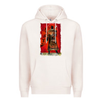 Pale Pink vintage candyman be my victim halloween Premium Hoodie - artisFamous