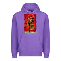 Purple vintage candyman be my victim halloween Premium Hoodie - artisFamous