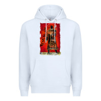 White vintage candyman be my victim halloween Premium Hoodie - artisFamous