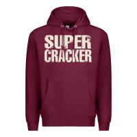 Burgundy super cracker Premium Hoodie - artisFamous