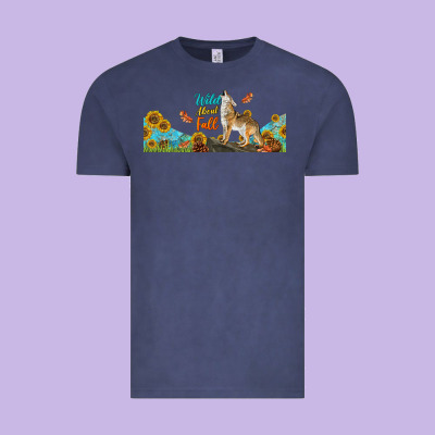 Wild About Fall Coyote Vintage Tee Designed By Lillyallendesigns