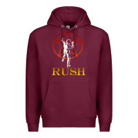 Burgundy rush vintage starman unisex Premium Hoodie - artisFamous