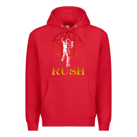 Red rush vintage starman unisex Premium Hoodie - artisFamous