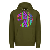 Army Green reflective 7 lions Premium Hoodie - artisFamous