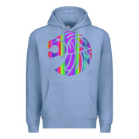 Colony Blue reflective 7 lions Premium Hoodie - artisFamous