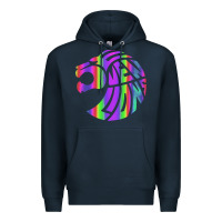 Navy reflective 7 lions Premium Hoodie - artisFamous