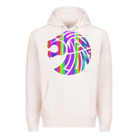 Pale Pink reflective 7 lions Premium Hoodie - artisFamous