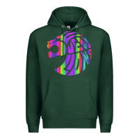 Sports Green reflective 7 lions Premium Hoodie - artisFamous
