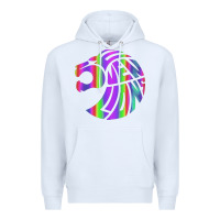 White reflective 7 lions Premium Hoodie - artisFamous