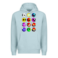 Blue Mist geometry dash difficulty  faces Premium Hoodie - artisFamous