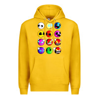 Lemon geometry dash difficulty  faces Premium Hoodie - artisFamous