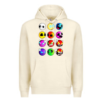 Sandshell geometry dash difficulty  faces Premium Hoodie - artisFamous