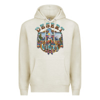 Oatmeal Heather desert vibes thunderbird Premium Hoodie - BarkalooDesign