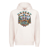 Pale Pink desert vibes thunderbird Premium Hoodie - BarkalooDesign