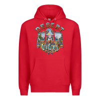 Red desert vibes thunderbird Premium Hoodie - BarkalooDesign