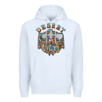 White desert vibes thunderbird Premium Hoodie - BarkalooDesign