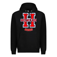 Black howard 1867 university Premium Hoodie - artisFamous