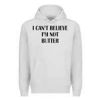 Dove Grey i cant believe im not butter Premium Hoodie - artisFamous