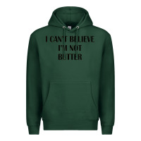 Sports Green i cant believe im not butter Premium Hoodie - artisFamous