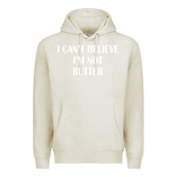 Oatmeal Heather i cant believe im not butter Premium Hoodie - artisFamous