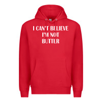 Red i cant believe im not butter Premium Hoodie - artisFamous