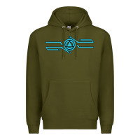 Army Green tron inspired merch Premium Hoodie - artisFamous