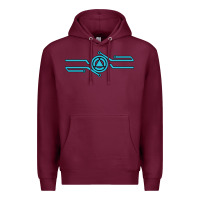 Burgundy tron inspired merch Premium Hoodie - artisFamous