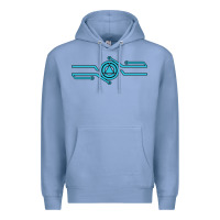 Colony Blue tron inspired merch Premium Hoodie - artisFamous
