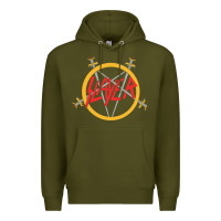 Army Green heavy metal Premium Hoodie - artisFamous