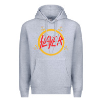 Heather Grey heavy metal Premium Hoodie - artisFamous