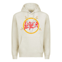 Oatmeal Heather heavy metal Premium Hoodie - artisFamous