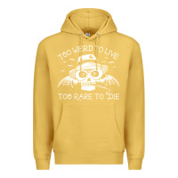 Antique Gold too weird to live too rare to die Premium Hoodie - artisFamous
